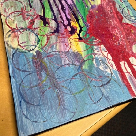 “Meraki” 16x20” Abstract Canvas Painting - Picture 4 of 4